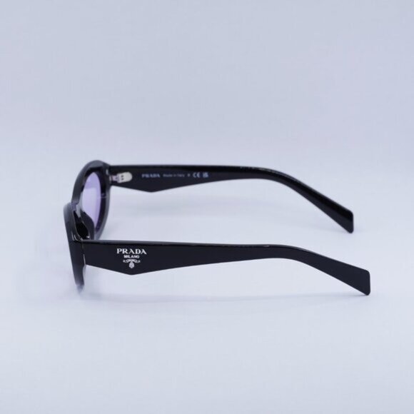 🕶️ New Prada PR26ZS 16K40J Sunglasses Black Frame, Violet Lenses - Picture 6 of 11